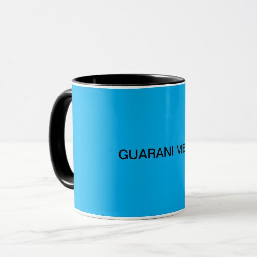 Caneca com o nome "GUARANI MBYA" マグカップ (正面左)