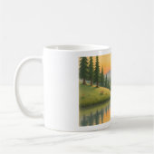 Caneca com paisagem de montanha コーヒーマグカップ (左)