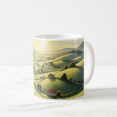 Caneca com paisagem do pôr do sol コーヒーマグカップ (正面右)