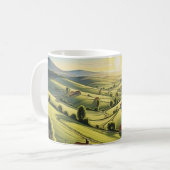Caneca com paisagem do pôr do sol コーヒーマグカップ (正面左)