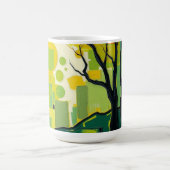 Caneca com paisagem verde コーヒーマグカップ (中央)