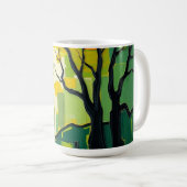 Caneca com paisagem verde コーヒーマグカップ (正面右)