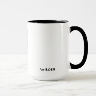 Caneca com pintura/detalhe "Entre Nós" マグカップ