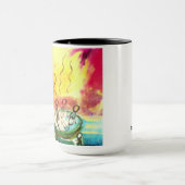 Caneca com pintura/detalhe "Entre Nós" マグカップ (中央)