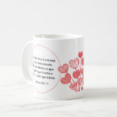 Caneca com versículo コーヒーマグカップ (正面左)
