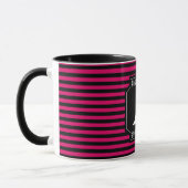 Caneca Combo 325 ml Listras Pink Monograma マグカップ (左)