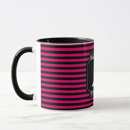 Caneca Combo 325 ml Listras Pink Monograma マグカップ (左)