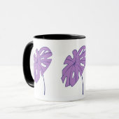 CANECA COMBO - FOLHA LILÁS マグカップ (正面左)