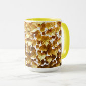 CANECA COMBO - FOLHAGEM OURO マグカップ (正面右)
