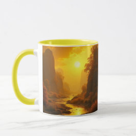CANECA COMBO - PAISAGEM OURO マグカップ