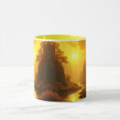 CANECA COMBO - PAISAGEM OURO マグカップ (中央)