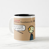 Caneca Complexo de Édipo Filho do Freud ツートーンマグカップ (正面左)
