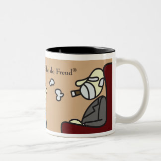 Caneca Complexo de Édipo Filho do Freud ツートーンマグカップ