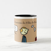 Caneca Complexo de Édipo Filho do Freud ツートーンマグカップ (中央)