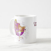 Caneca - Cozinhando com vinho コーヒーマグカップ (正面左)