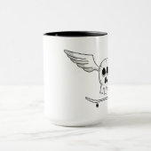Caneca Cranio Skate - Skull Skateboard マグカップ (中央)
