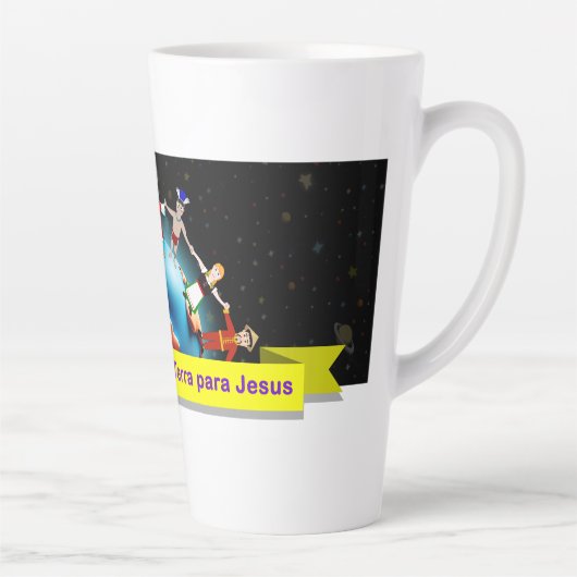 Caneca Crianças para Jesus (Biblinha e Turminha) カフェラテマグ (右)