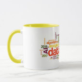Caneca Data Science - M.Learning, AI, Algor, Deep マグカップ (左)
