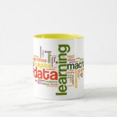 Caneca Data Science - M.Learning, AI, Algor, Deep マグカップ (中央)