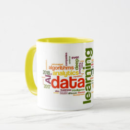 Caneca Data Science - M.Learning, AI, Algor, Deep マグカップ