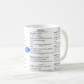 Caneca DatabaseCast コーヒーマグカップ (正面右)