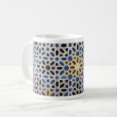 Caneca de café azulejos 11 oz cerâmica W-PT ZLE  コーヒーマグカップ (正面左)