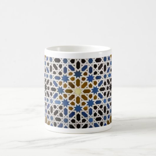 Caneca de café azulejos 11 oz cerâmica W-PT ZLE  コーヒーマグカップ (中央)