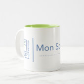 Caneca de Café Exclusiva Mon Space Web ツートーンマグカップ (正面左)