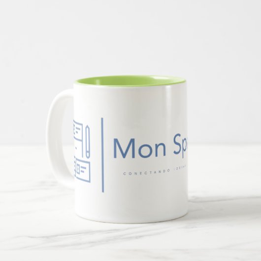 Caneca de Café Exclusiva Mon Space Web ツートーンマグカップ (正面左)