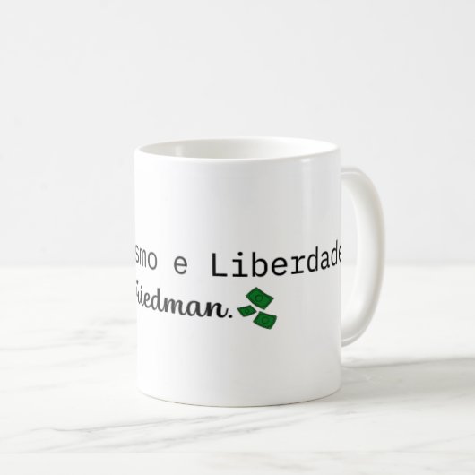 Caneca de Café: Friedman. コーヒーマグカップ (正面右)