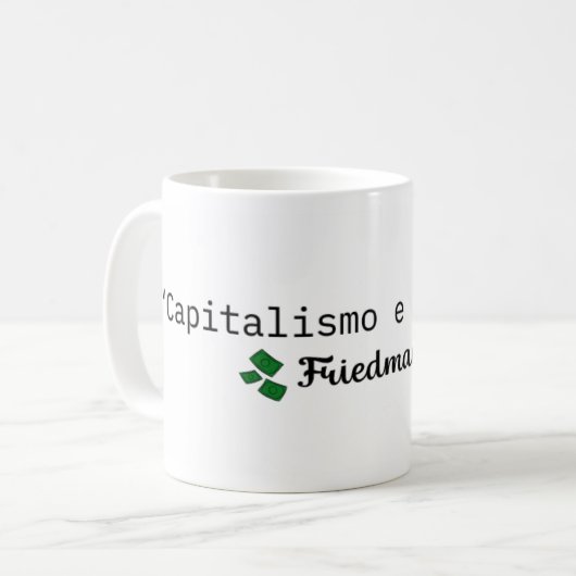 Caneca de Café: Friedman. コーヒーマグカップ (正面左)
