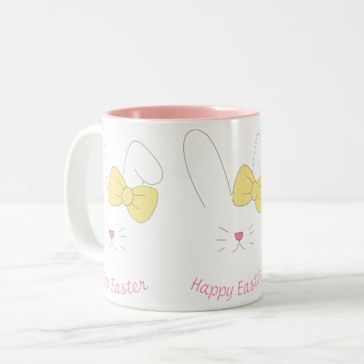 Caneca de café Happy Easter ツートーンマグカップ (正面左)