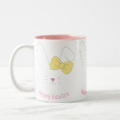 Caneca de café Happy Easter ツートーンマグカップ (左)