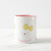 Caneca de café Happy Easter ツートーンマグカップ (中央)
