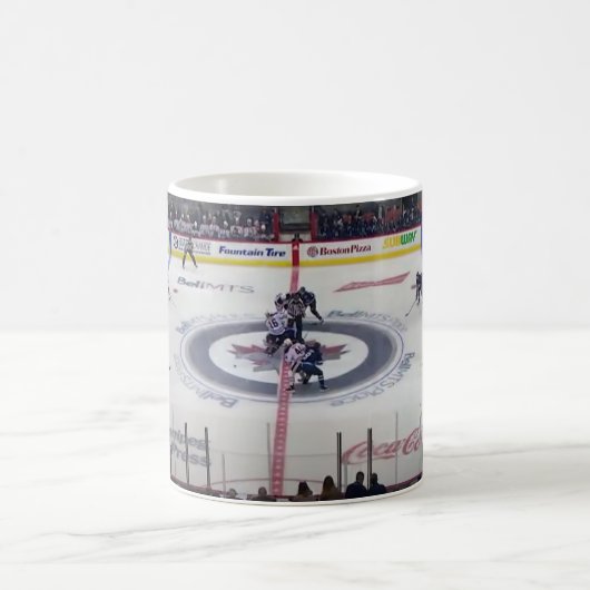 Caneca de Café Hockey 11 oz Cerâmica W-PT ZLE コーヒーマグカップ (中央)