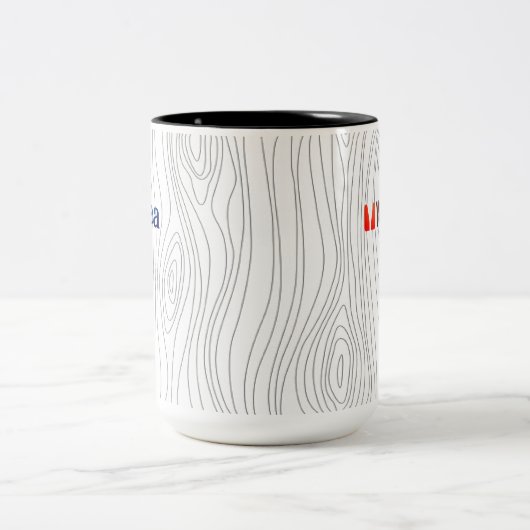 Caneca De Café Italinea ツートーンマグカップ (中央)