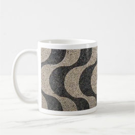 Caneca de café mosaicos 11 oz cerâmica W-PT ZLE  コーヒーマグカップ