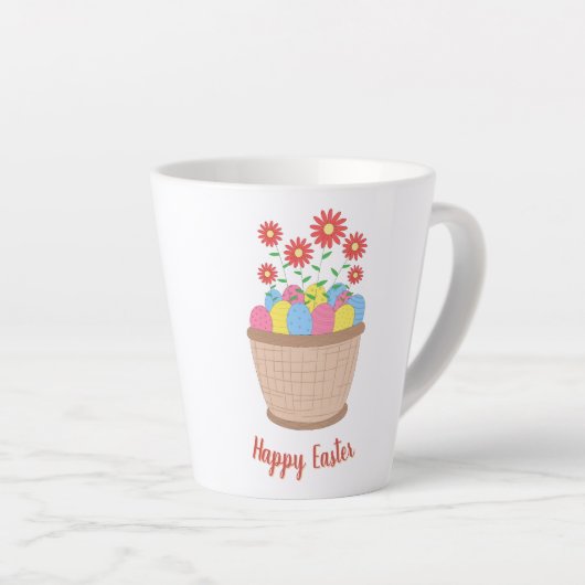 Caneca de café para a Páscoa (Happy Easter) カフェラテマグ (右アングル)