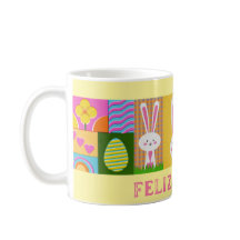 Caneca de café Páscoa 11 oz cerâmica W-PT ZLE