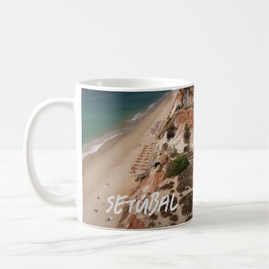 Caneca de café Setúbal 11 oz cerâmica W-PT ZLE コーヒーマグカップ (左)