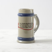 Caneca de cerveja ビールジョッキ (正面右)