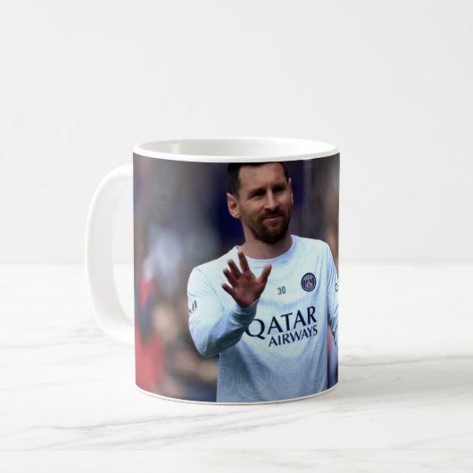 Caneca de Futebol 11 oz Cerâmica W-PT ZLE コーヒーマグカップ (正面左)
