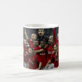 Caneca de Futebol 11 oz Cerâmica W-PT ZLE コーヒーマグカップ (中央)