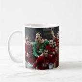 Caneca de Futebol 11 oz Cerâmica W-PT ZLE コーヒーマグカップ (左)