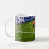 Caneca de Futebol 11 oz Cerâmica W-PT ZLE コーヒーマグカップ (左)