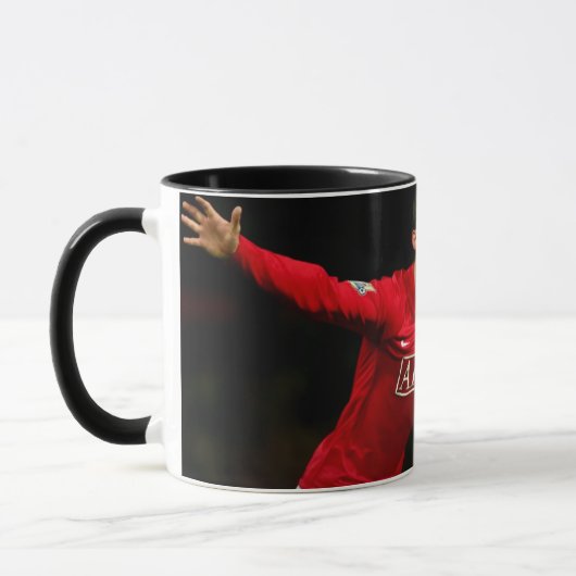 Caneca de Futebol 11 oz Cerâmica W-PT ZLE マグカップ (左)
