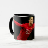 Caneca de Futebol 11 oz Cerâmica W-PT ZLE マグカップ (正面左)