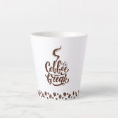 Caneca de latte Coffee break カフェラテマグ (正面)