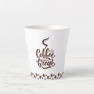 Caneca de latte Coffee break カフェラテマグ