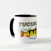 Caneca de Pesca - Peixe Tucunaré マグカップ (正面左)